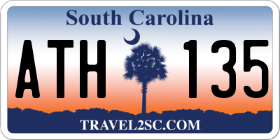 SC license plate ATH135