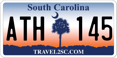 SC license plate ATH145