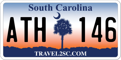 SC license plate ATH146