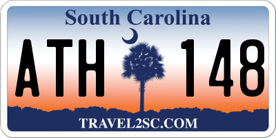 SC license plate ATH148