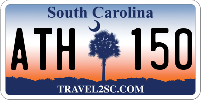 SC license plate ATH150