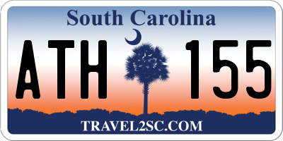 SC license plate ATH155