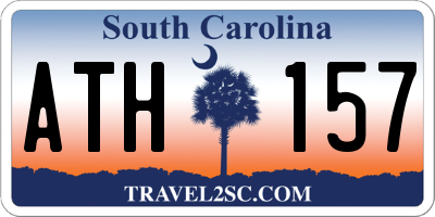SC license plate ATH157
