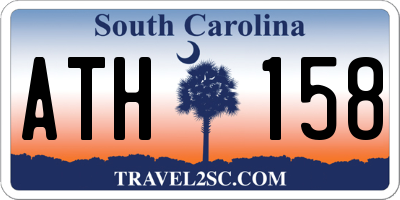 SC license plate ATH158