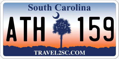 SC license plate ATH159