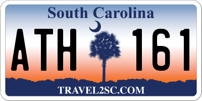 SC license plate ATH161