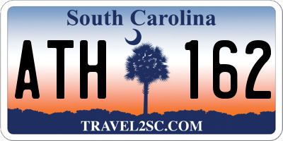 SC license plate ATH162