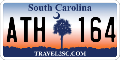 SC license plate ATH164