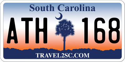 SC license plate ATH168