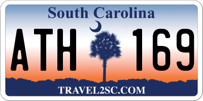 SC license plate ATH169