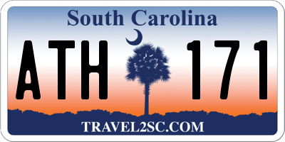 SC license plate ATH171