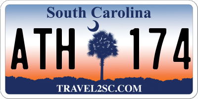 SC license plate ATH174