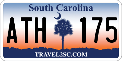 SC license plate ATH175