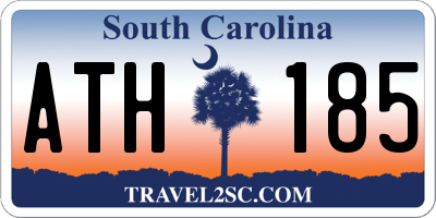 SC license plate ATH185