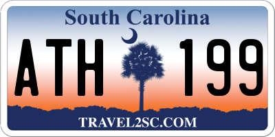 SC license plate ATH199