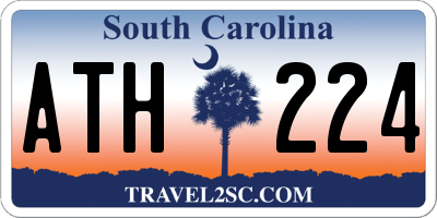 SC license plate ATH224