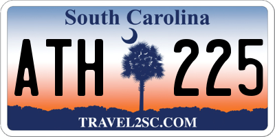 SC license plate ATH225