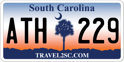 SC license plate ATH229