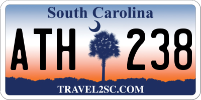 SC license plate ATH238