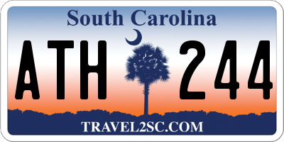 SC license plate ATH244