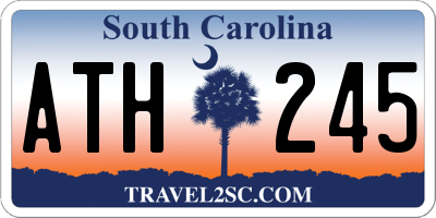 SC license plate ATH245