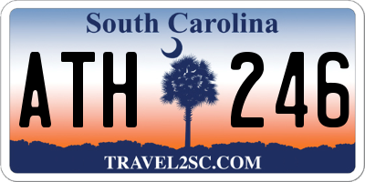 SC license plate ATH246