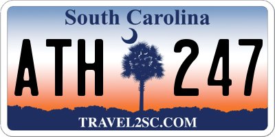 SC license plate ATH247