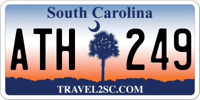 SC license plate ATH249