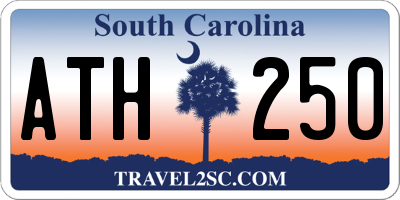 SC license plate ATH250