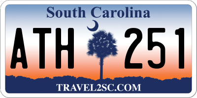 SC license plate ATH251