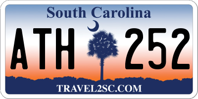 SC license plate ATH252