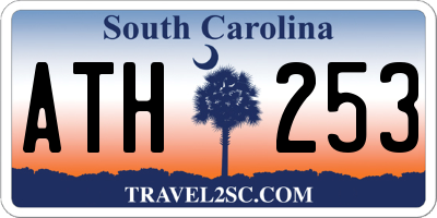SC license plate ATH253