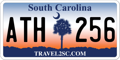 SC license plate ATH256