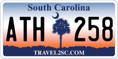 SC license plate ATH258
