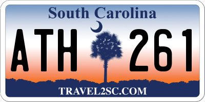SC license plate ATH261