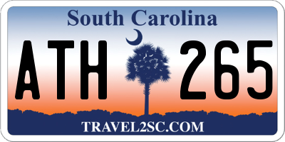 SC license plate ATH265