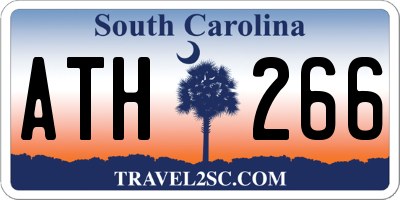 SC license plate ATH266