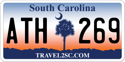SC license plate ATH269