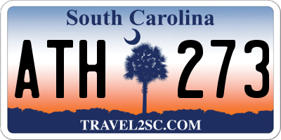 SC license plate ATH273