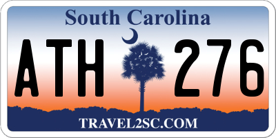 SC license plate ATH276