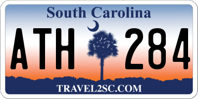 SC license plate ATH284