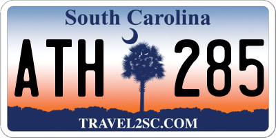 SC license plate ATH285