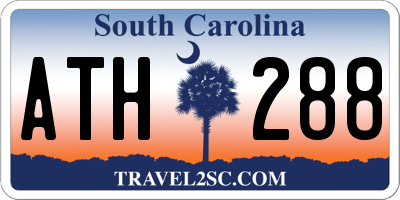 SC license plate ATH288