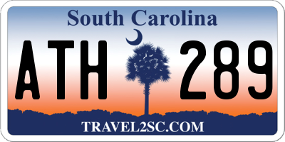 SC license plate ATH289