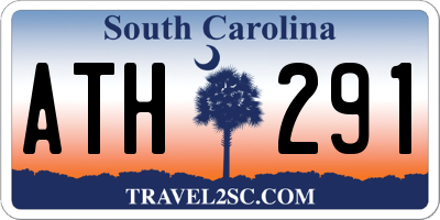 SC license plate ATH291