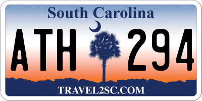 SC license plate ATH294