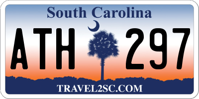 SC license plate ATH297