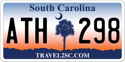 SC license plate ATH298