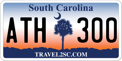 SC license plate ATH300