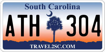 SC license plate ATH304